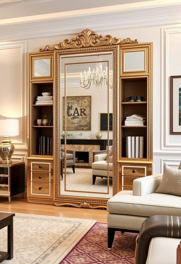 25 Living Room Toy Storage Ideas That'll Transform Your Space (You Won't Believe #10!) - 15. Hidden Storage Behind Mirrors