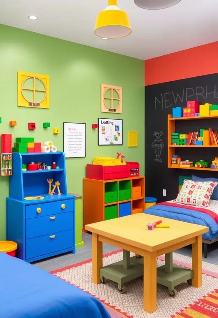 25 Minecraft Room Designs Ideas That'll Make Your Child's Dream Come True! - 10. The Builder's Workshop