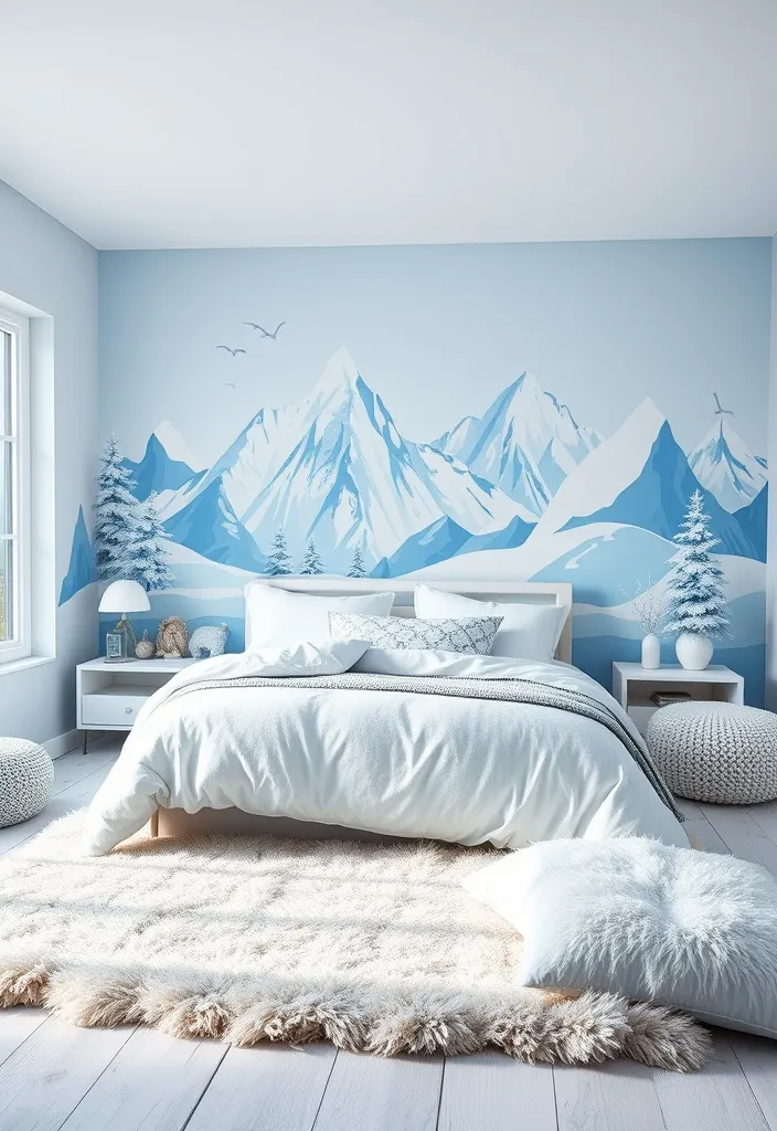 25 Minecraft Room Designs Ideas That'll Make Your Child's Dream Come True! - 11. The Snowy Biome Escape