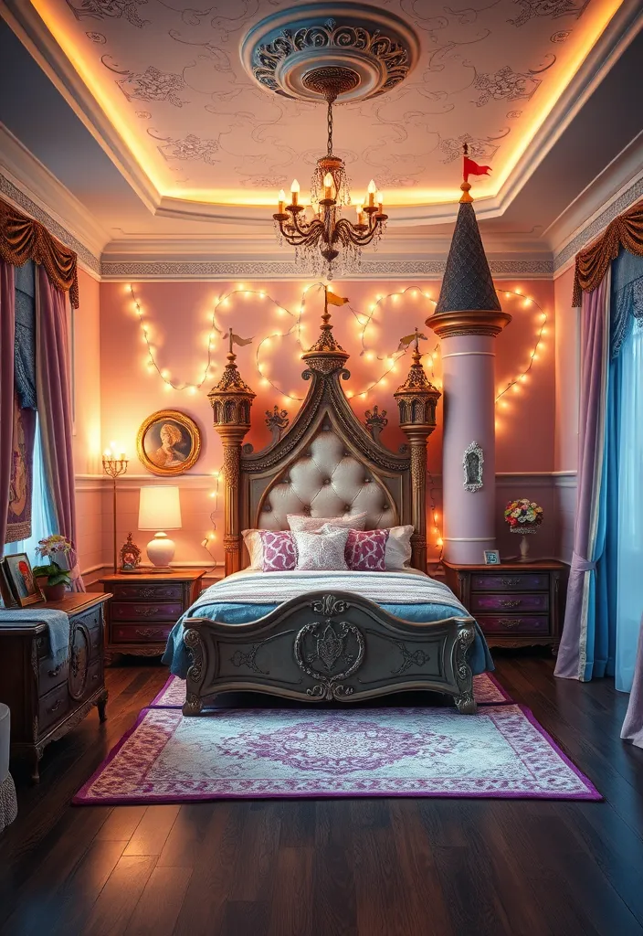 25 Minecraft Room Designs Ideas That'll Make Your Child's Dream Come True! - 20. The Fantasy Castle