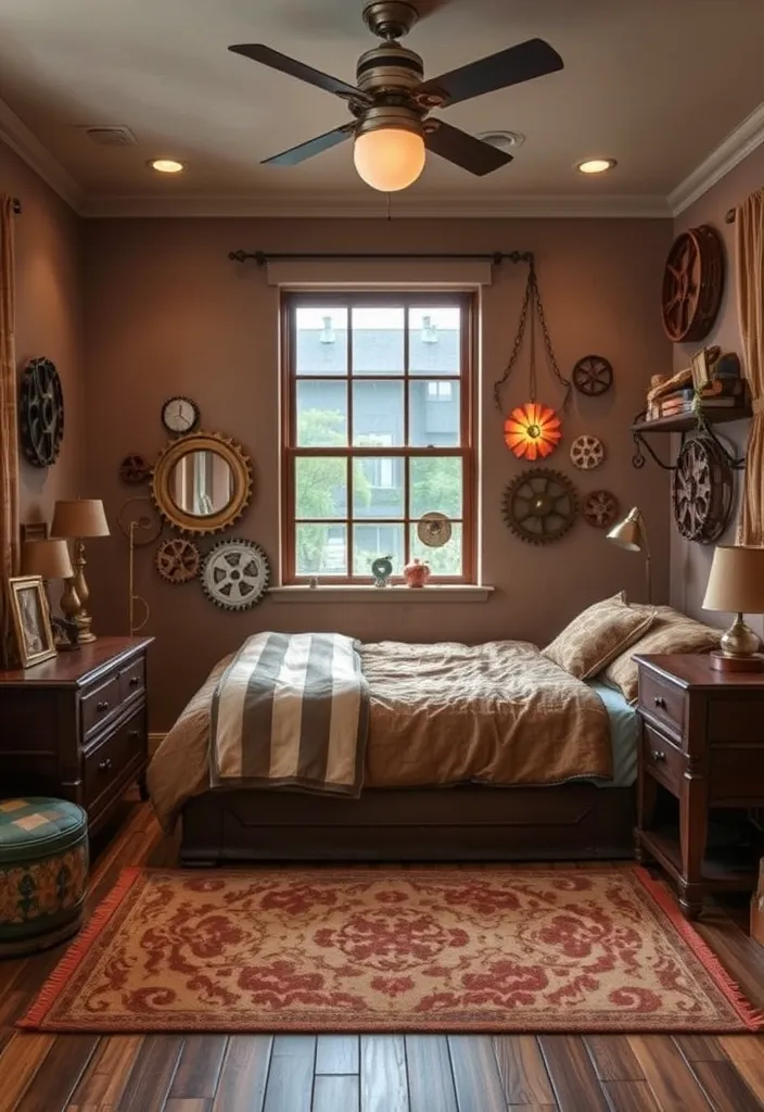 25 Minecraft Room Designs Ideas That'll Make Your Child's Dream Come True! - 21. The Steampunk Workshop
