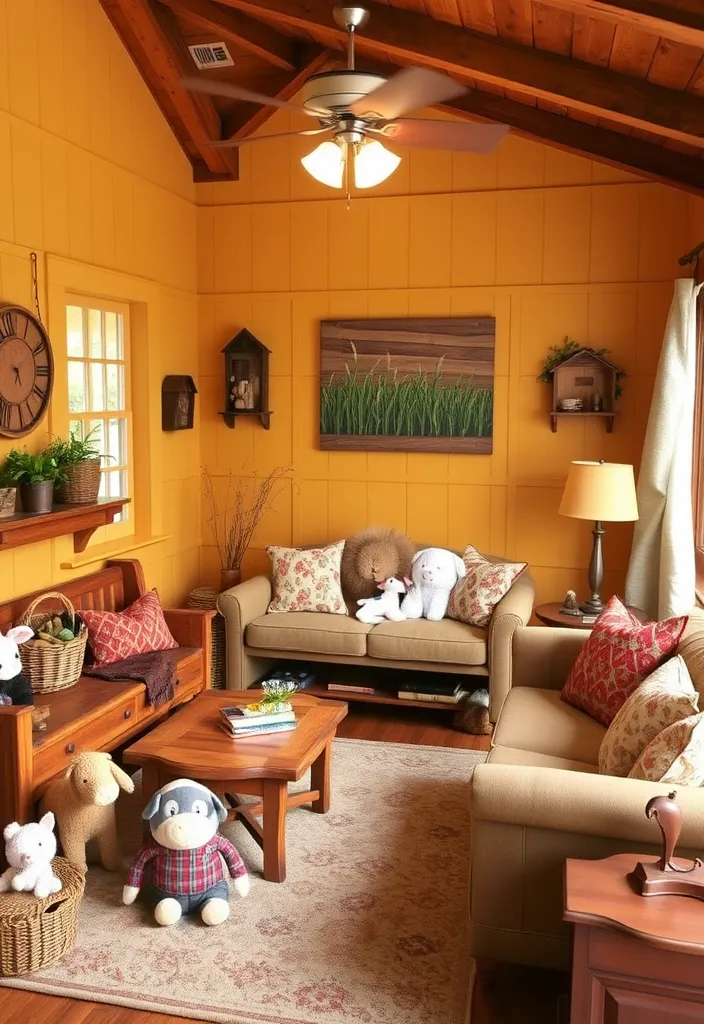 25 Minecraft Room Designs Ideas That'll Make Your Child's Dream Come True! - 6. Farmhouse Fun