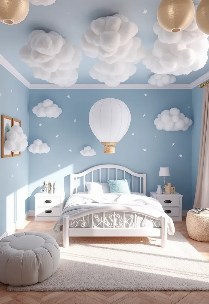25 Minecraft Room Designs Ideas That'll Make Your Child's Dream Come True! - 7. The Sky High Adventure