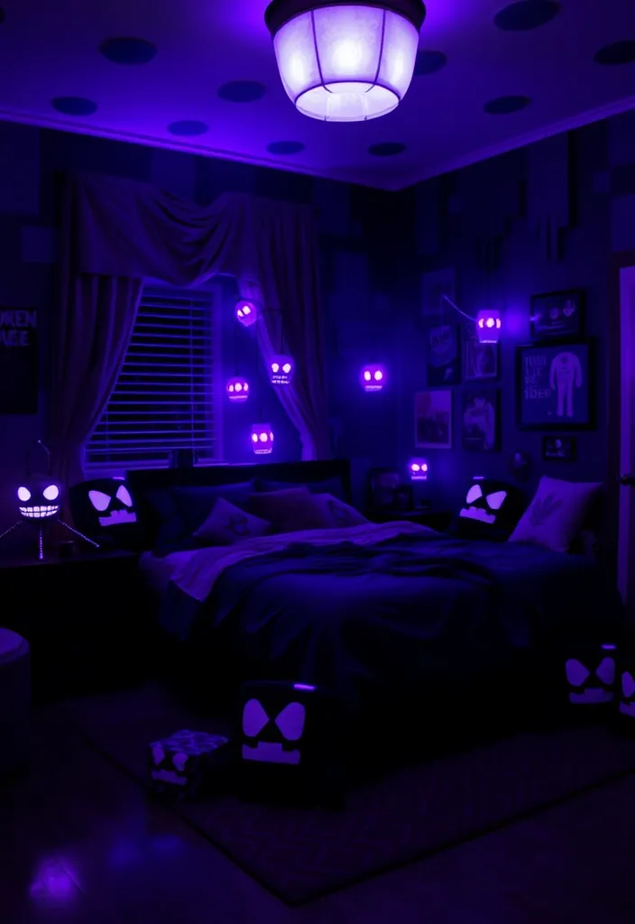 25 Minecraft Room Designs Ideas That'll Make Your Child's Dream Come True! - 9. The Enderman Escape