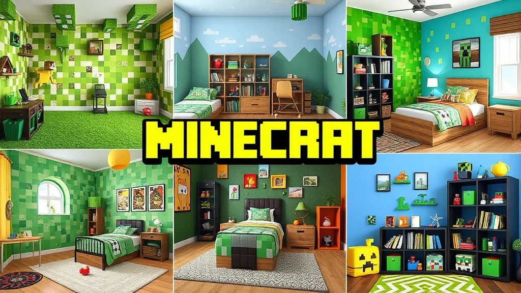 25 Minecraft Room Designs Ideas That'll Make Your Child's Dream Come True!