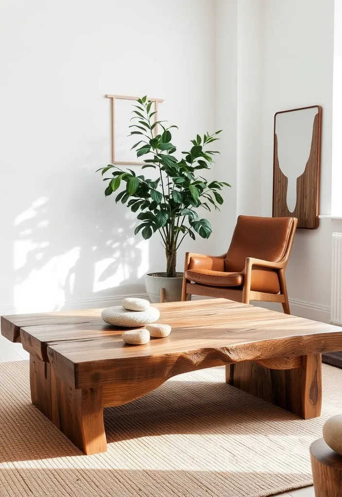 25 Nordic Living Room Ideas That'll Make You Want to Cozy Up Right Now! - 1. Embrace Natural Materials