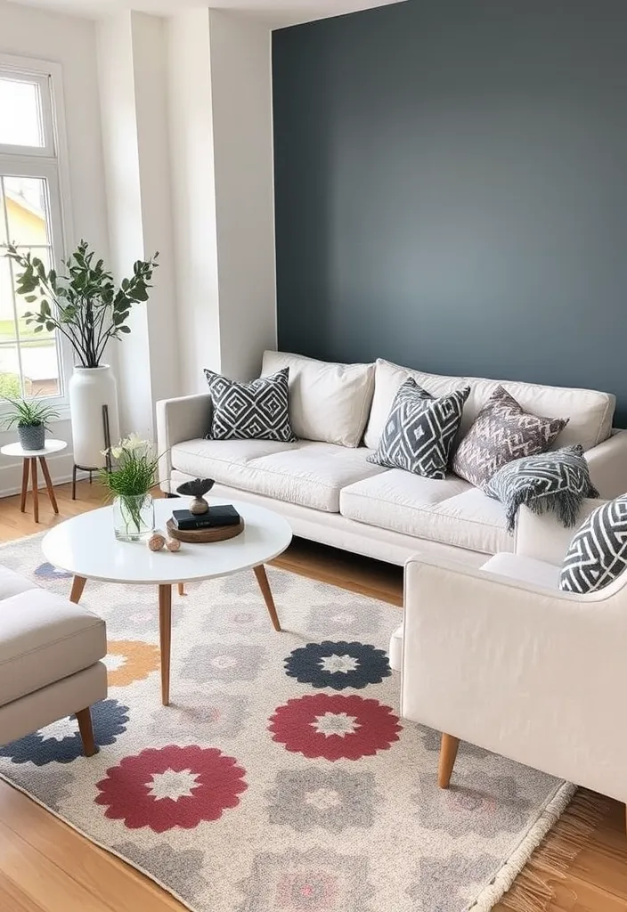 25 Nordic Living Room Ideas That'll Make You Want to Cozy Up Right Now! - 15. Scandinavian Patterns