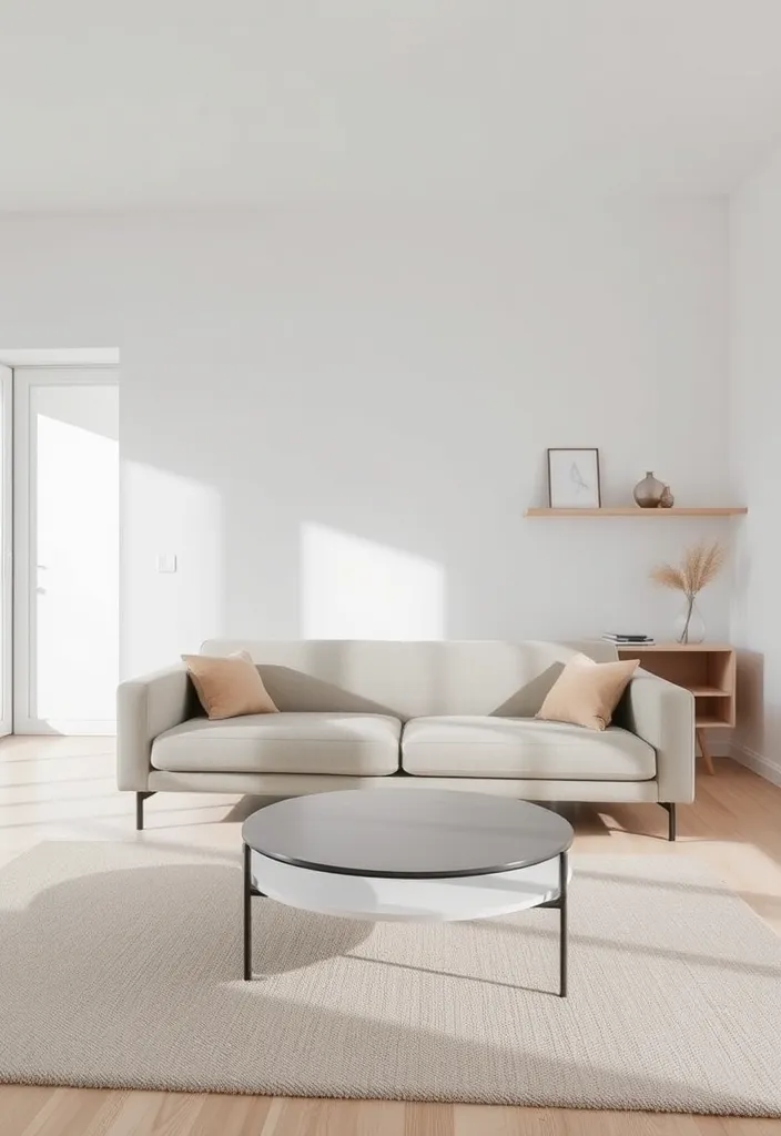 25 Nordic Living Room Ideas That'll Make You Want to Cozy Up Right Now! - 3. Minimalist Furniture