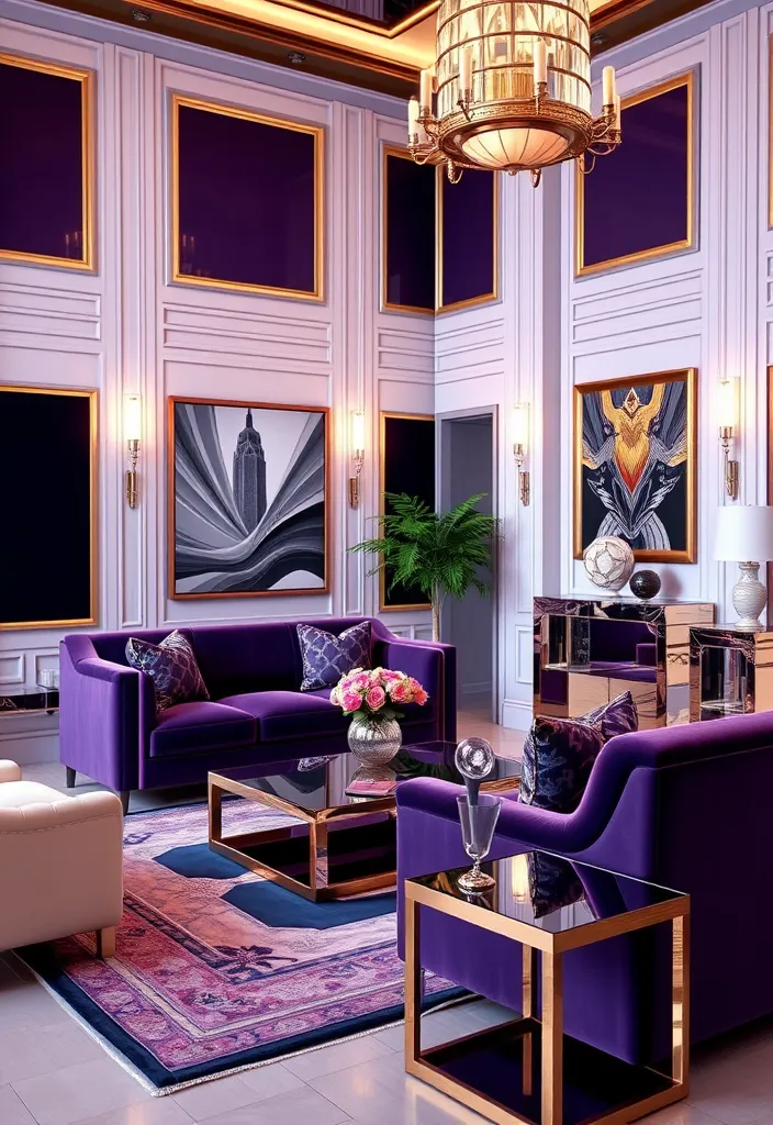 25 Sims 4 Living Room CC Ideas That'll Make Your Virtual Space Shine! - 12. Art Deco Elegance