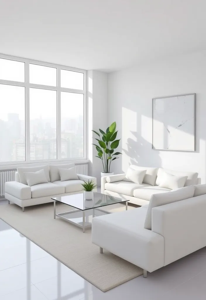 25 Sims 4 Living Room CC Ideas That'll Make Your Virtual Space Shine! - 2. Minimalist Marvel
