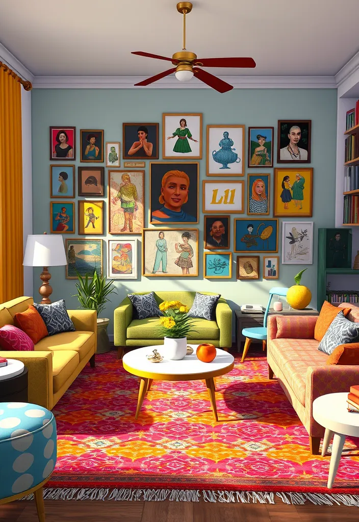 25 Sims 4 Living Room CC Ideas That'll Make Your Virtual Space Shine! - 7. Eclectic Fusion