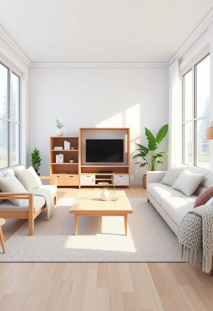 25 Sims 4 Living Room CC Ideas That'll Make Your Virtual Space Shine! - 8. Scandinavian Serenity