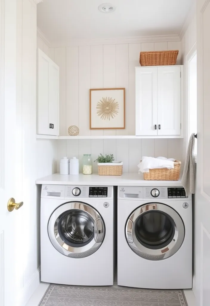 25 Stunning Bead Board Walls Ideas That Will Transform Your Space! - 17. Bead Board in the Laundry Room