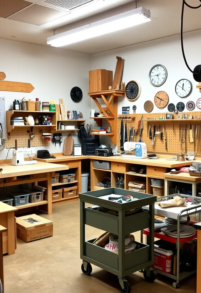 20 Woodworking Shop Layout Ideas That Will Revolutionize Your Workspace! - 3. The Multi-functional Space