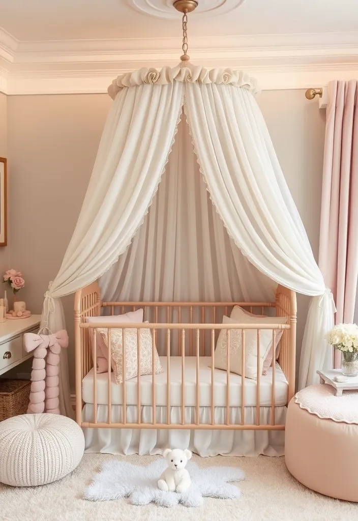 24 Best French Nursery Ideas to Create a Chic Baby Room (You Won't Believe #7!) - 16. Chic Canopies