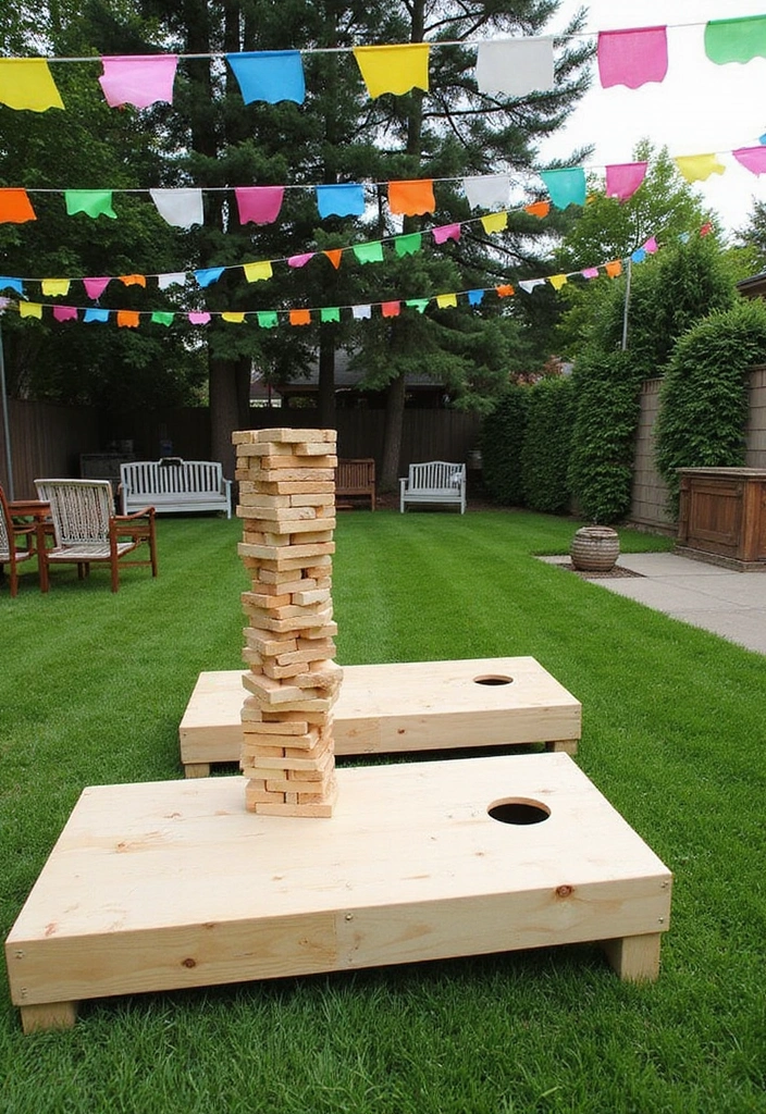 19 Easy Backyard Ideas On A Budget - 10. Outdoor Games Area