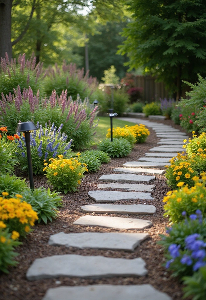 19 Easy Backyard Ideas On A Budget - 4. Charming Pathways