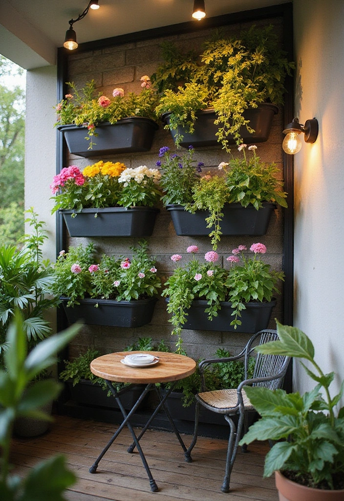 19 Garden Ideas for Your Backyard: Vertical Garden Solutions - 12. Vertical Garden for Small Spaces