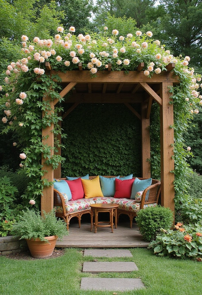 19 Garden Ideas for Your Backyard: Vertical Garden Solutions - 3. Customized Trellis Gardens