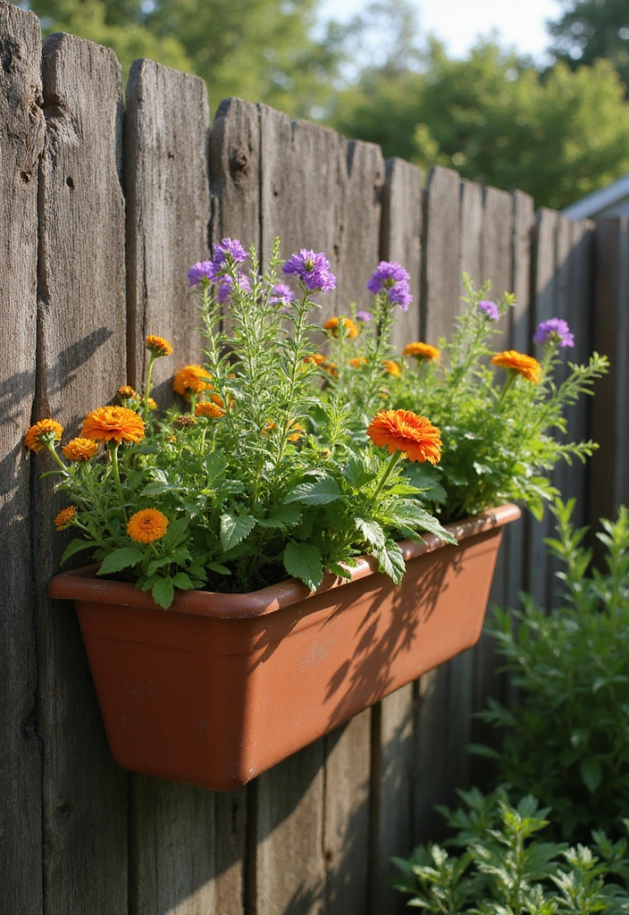 19 Garden Ideas for Your Backyard: Vertical Garden Solutions - 6. Wall-Mounted Planters
