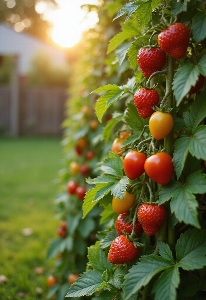 19 Garden Ideas for Your Backyard: Vertical Garden Solutions - 7. Vertical Fruit Gardens