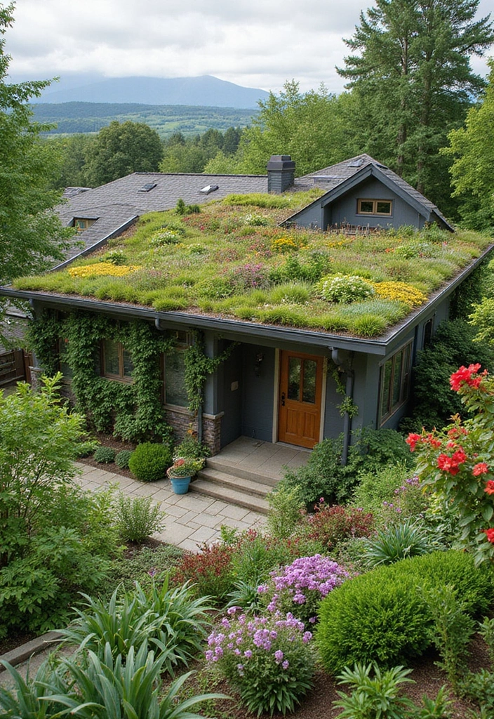 19 Ideas For Outdoor Living Space - 10. Green Roofs and Walls