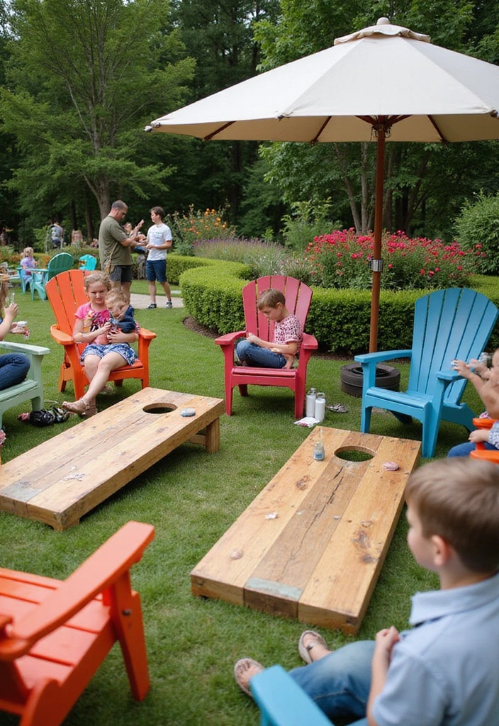 19 Ideas For Outdoor Living Space - 15. Outdoor Games Area