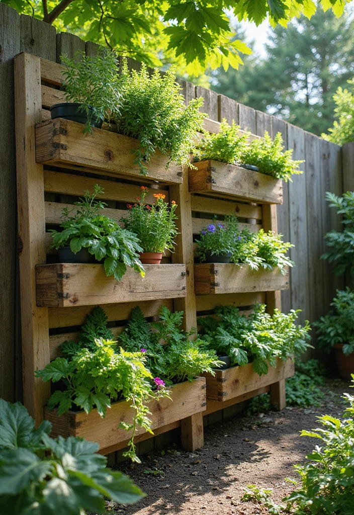 19 Ideas For Outdoor Living Space - 2. Vertical Gardens