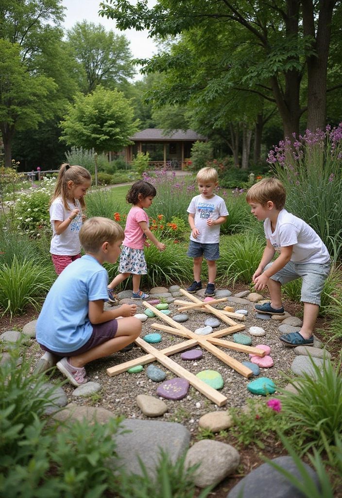 19 Minecraft Garden Ideas: Transform Your Outdoor Space with Pixelated Charm - 14. Interactive Garden Games