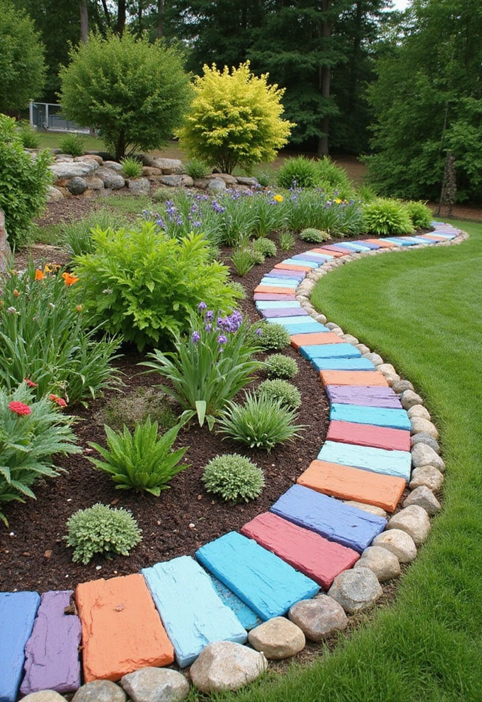19 Minecraft Garden Ideas: Transform Your Outdoor Space with Pixelated Charm - 16. Creative Garden Borders