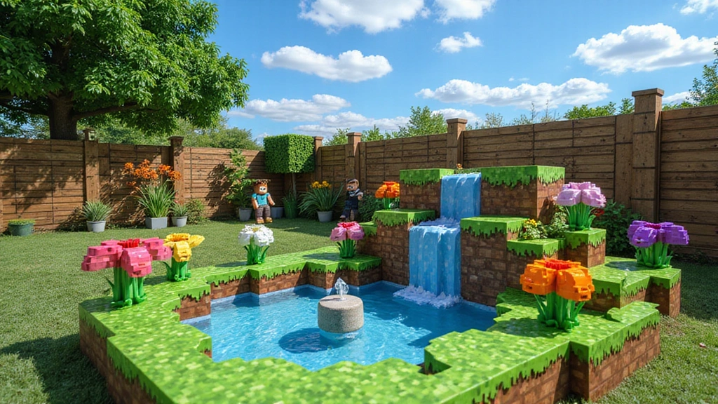 19 Minecraft Garden Ideas: Transform Your Outdoor Space with Pixelated Charm