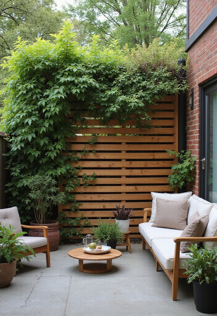 19 Patio Decorating Ideas for Cozy Outdoor Living - 10. Privacy Screens