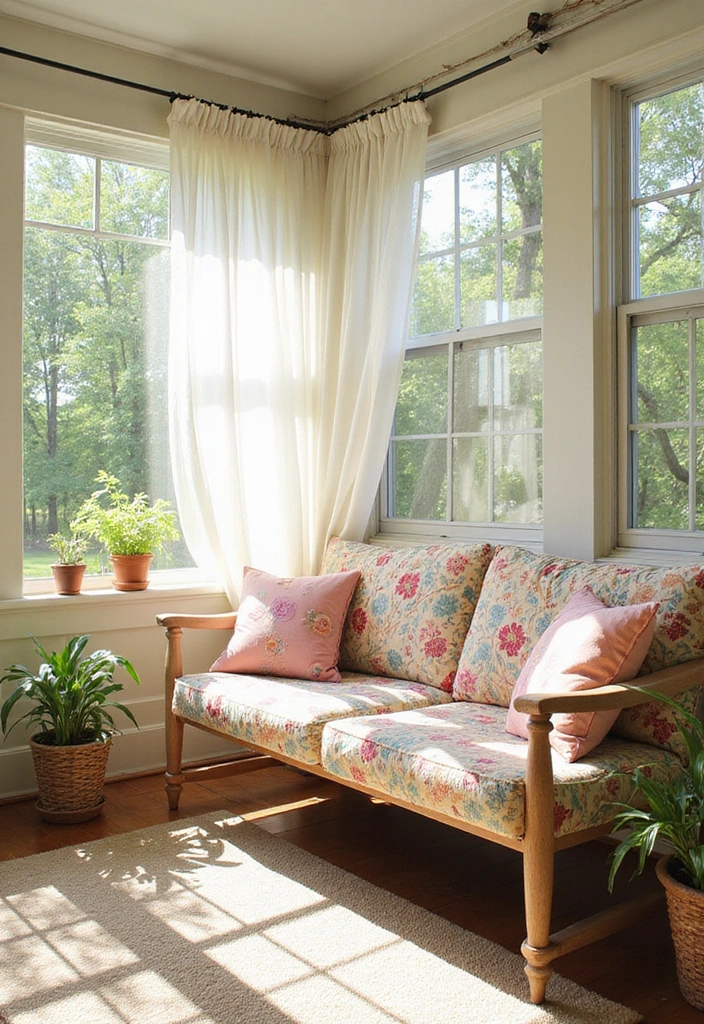 19 Screened In Back Porch Ideas - 3. Bright and Airy Decor