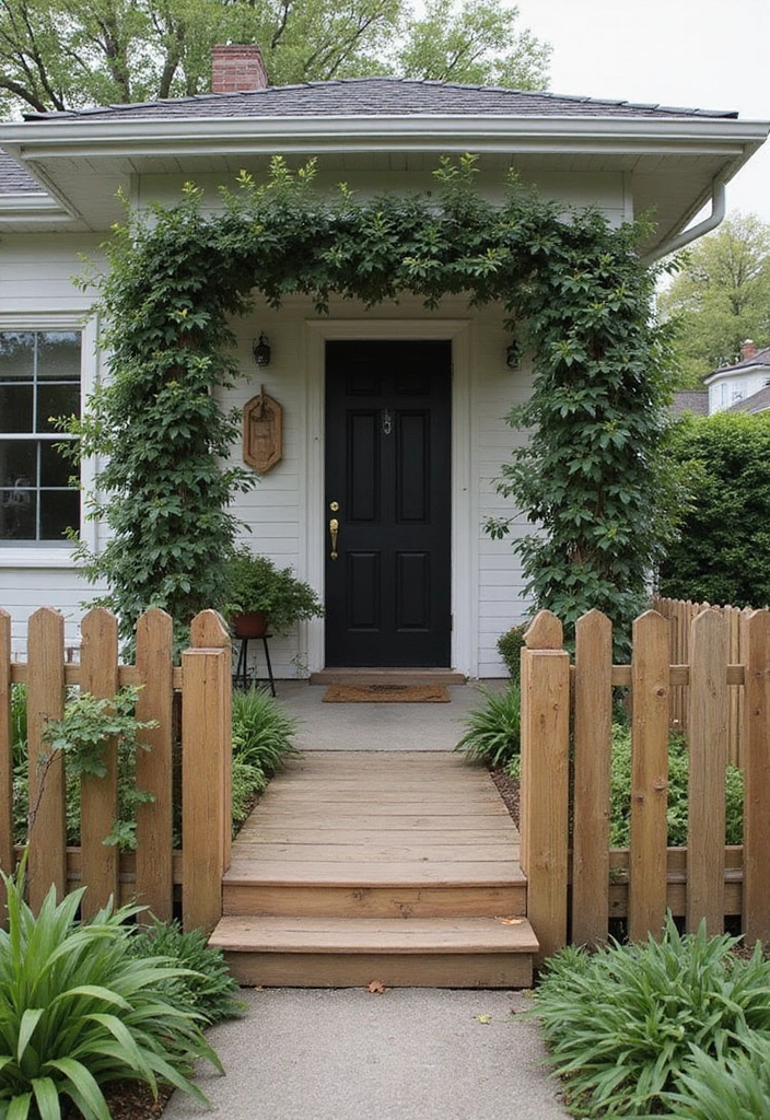 19 Small Front Porch Ideas for a Minimalist Touch - 12. Minimalist Fencing