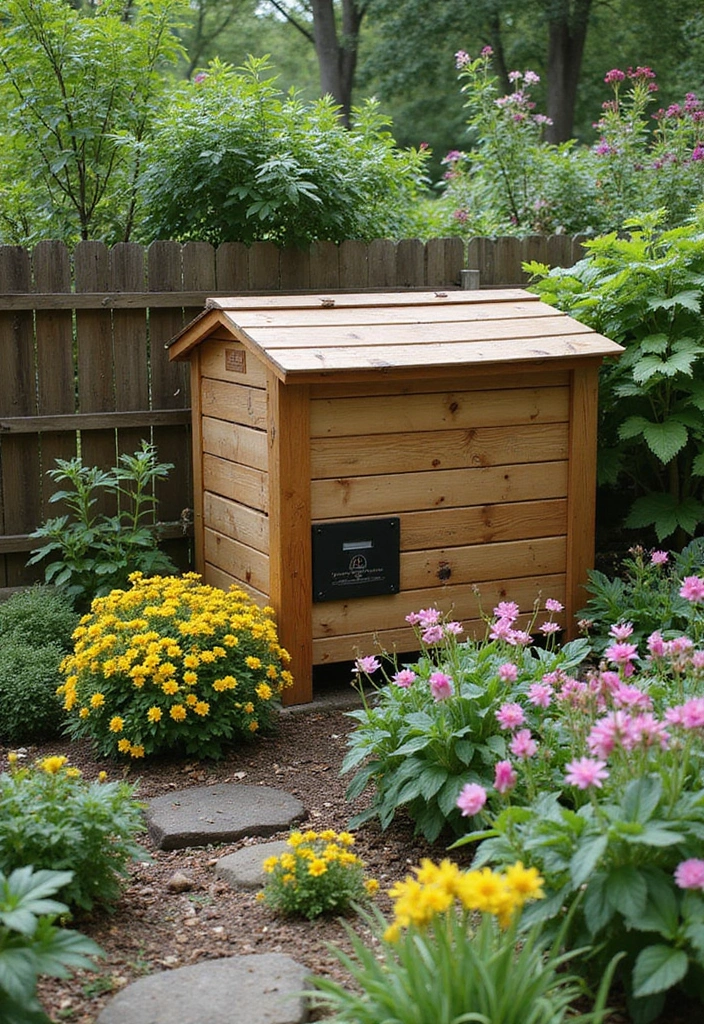 20 Backyard Landscaping Ideas for Sustainable Outdoor Living - 10. Composting Stations