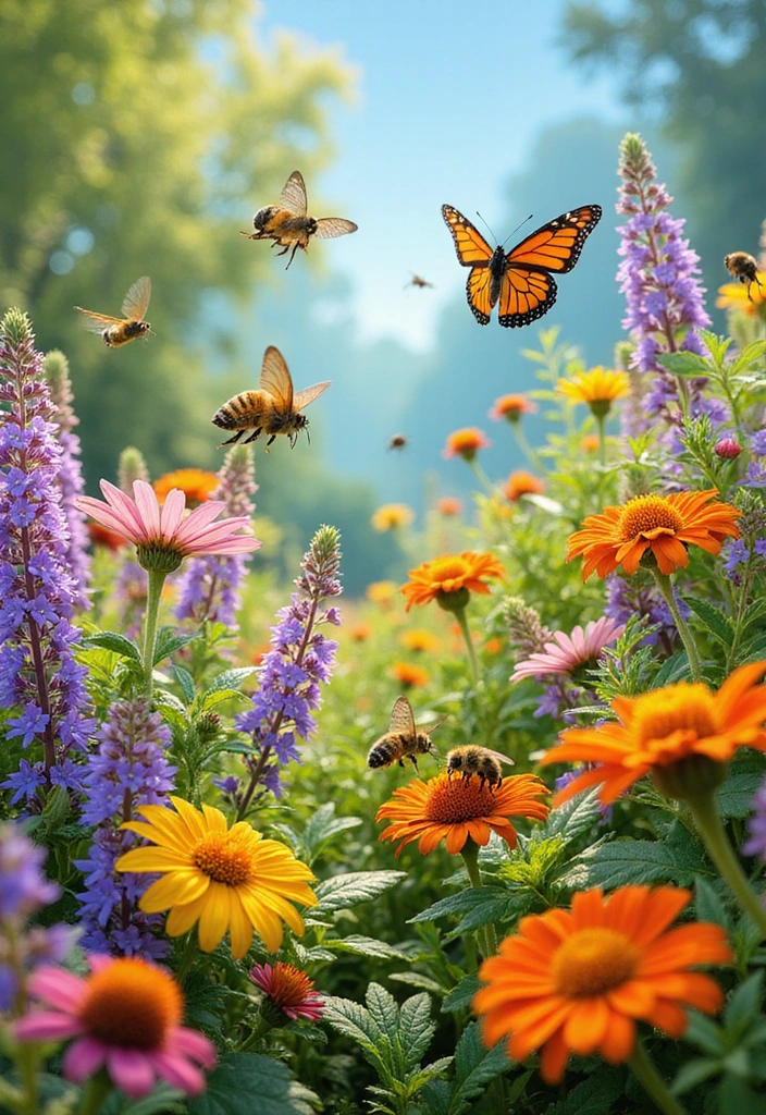 20 Backyard Landscaping Ideas for Sustainable Outdoor Living - 12. Pollinator Gardens