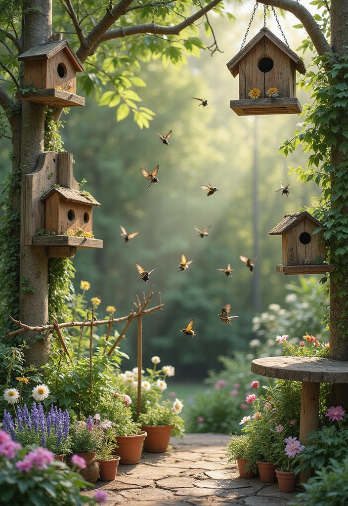 20 Backyard Landscaping Ideas for Sustainable Outdoor Living - 19. Wildlife Habitats