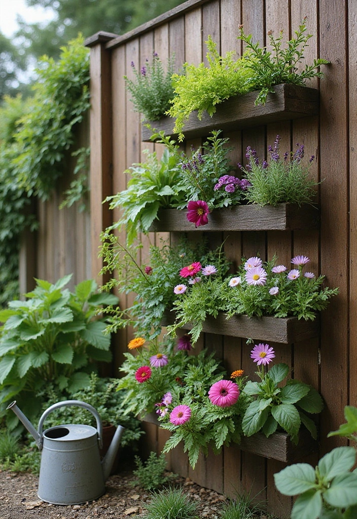 20 Backyard Landscaping Ideas for Sustainable Outdoor Living - 6. Vertical Gardens