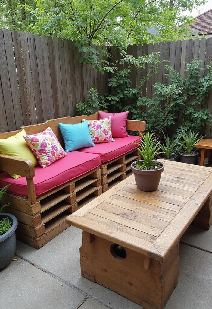 20 Backyard Landscaping Ideas for Sustainable Outdoor Living - 9. Garden Furniture Recycling