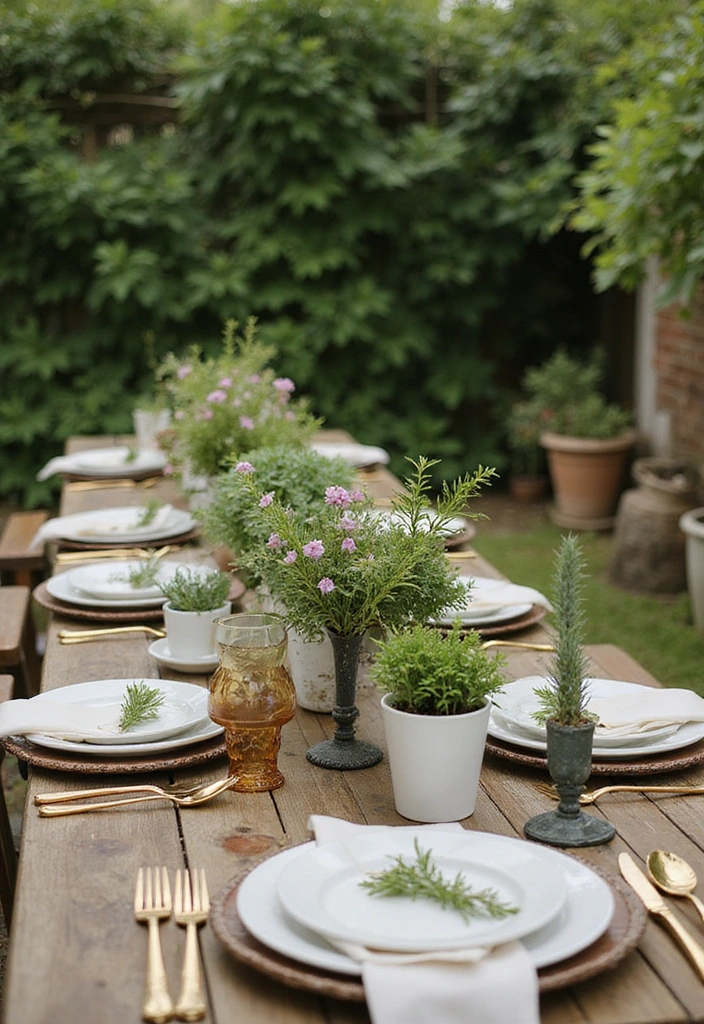 20 Backyard Wedding Ideas - 10. Eco-Friendly Decor