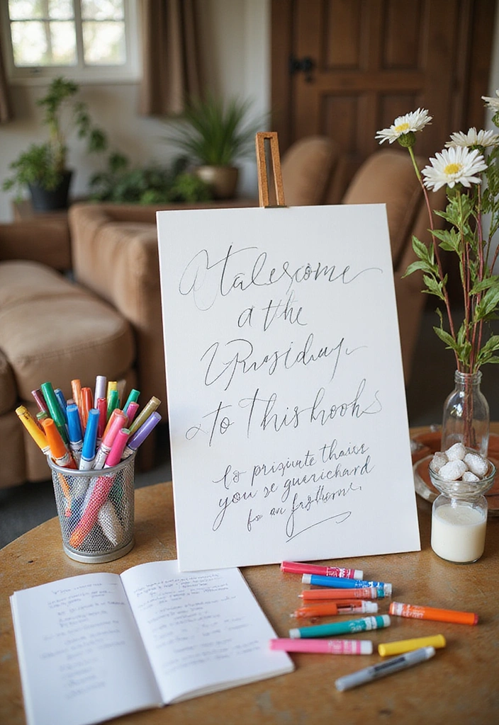 20 Backyard Wedding Ideas - 7. Unique Guest Book Ideas
