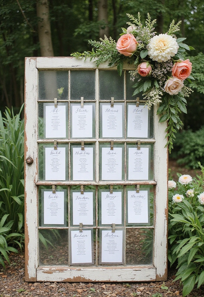 20 Backyard Wedding Ideas - 8. Whimsical Seating Charts