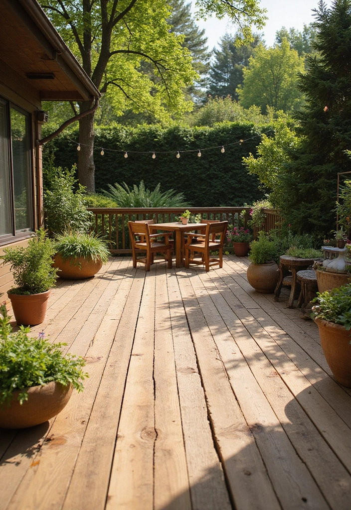 20 Beautiful Decks Ideas for Outdoor Living - 1. Eco-Friendly Wooden Deck