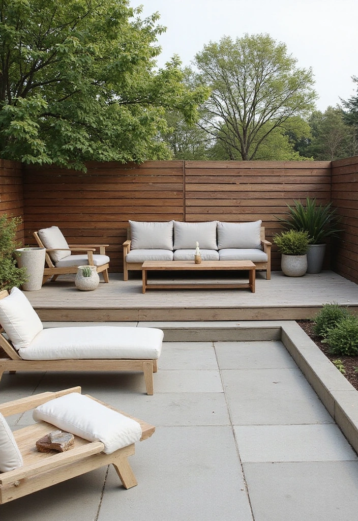 20 Beautiful Decks Ideas for Outdoor Living - 6. Minimalist Deck Design