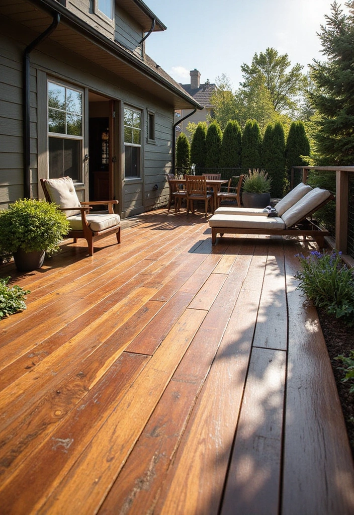 20 Beautiful Decks Ideas for Outdoor Living - 8. Sustainable Composite Decking