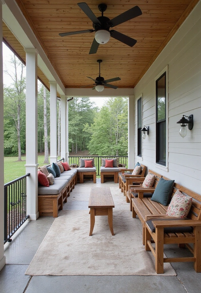 20 Eco-Friendly Enclosed Porch Ideas for Outdoor Living - 15. Flexible Space Design