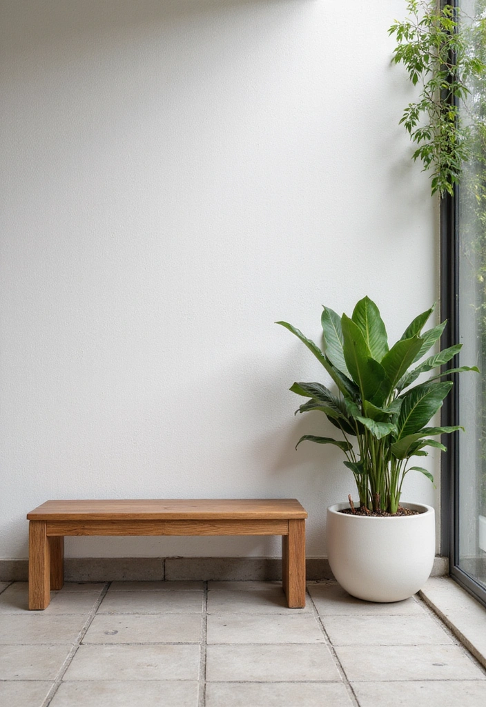20 Small Patio Decorating Ideas for Cozy Outdoor Living - 10. Go for a Minimalist Look