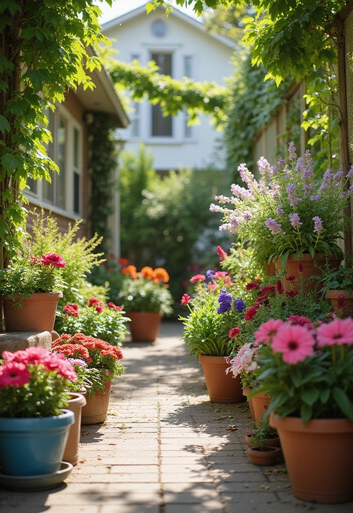 20 Stunning Patio Garden Ideas for Your Outdoor Living Space - 3. Colorful Container Gardens
