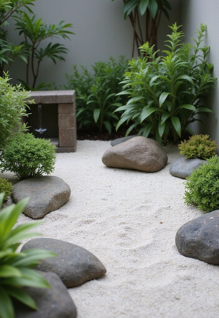 20 Stunning Patio Garden Ideas for Your Outdoor Living Space - 5. Minimalist Zen Gardens