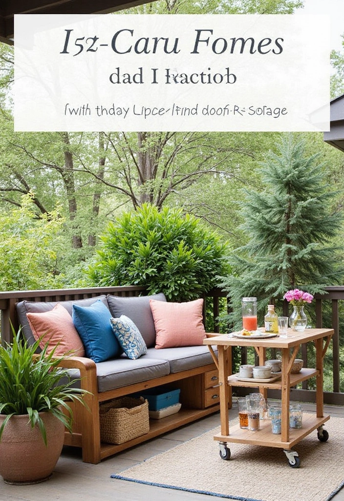 20 Stunning Patio Garden Ideas for Your Outdoor Living Space - 8. Functional Furniture Arrangements